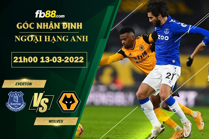 Fb88 soi kèo trận đấu Everton vs Wolves