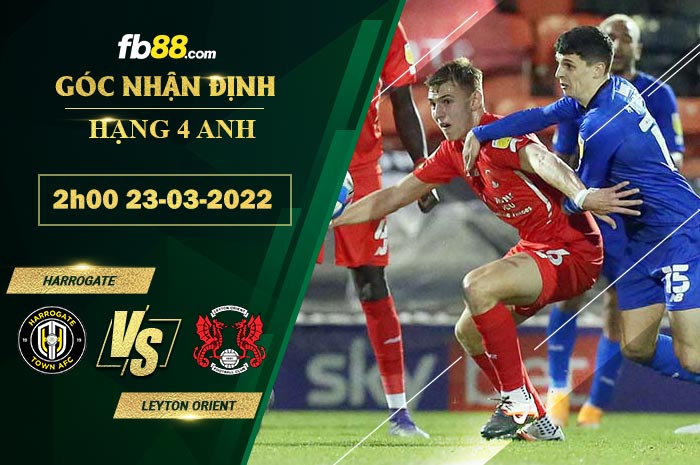 Fb88 soi kèo trận đấu Harrogate vs Leyton Orient