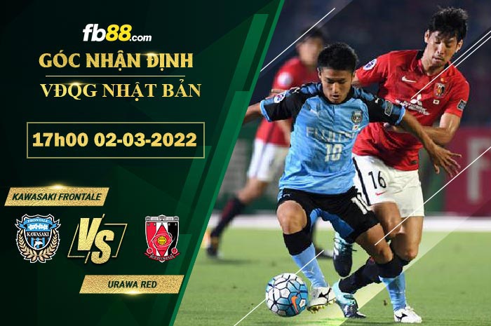 Fb88 soi kèo trận đấu Kawasaki Frontale vs Urawa Red