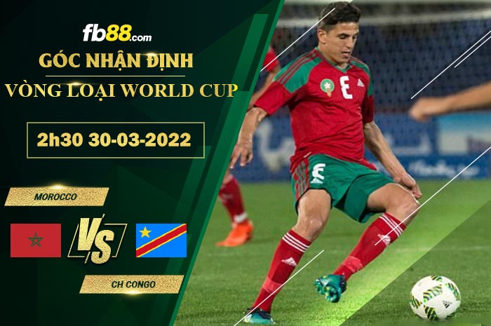 Fb88 soi kèo trận đấu Morocco vs CH Congo