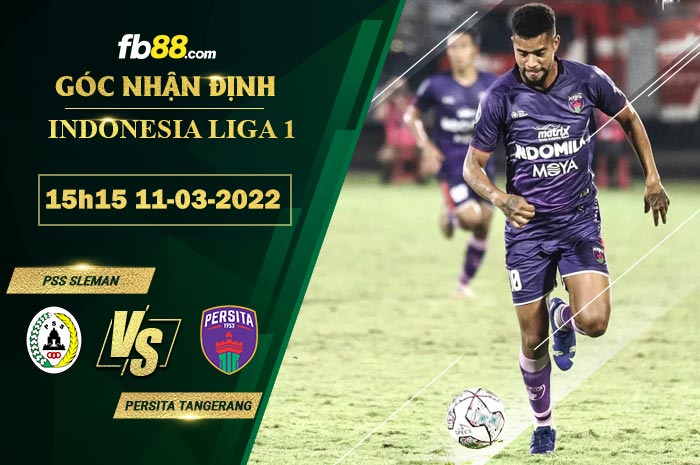 Fb88 soi kèo trận đấu PSS Sleman vs Persita Tangerang