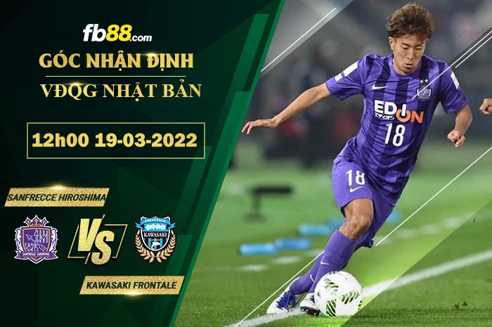 Fb88 soi kèo trận đấu Sanfrecce Hiroshima vs Kawasaki Frontale