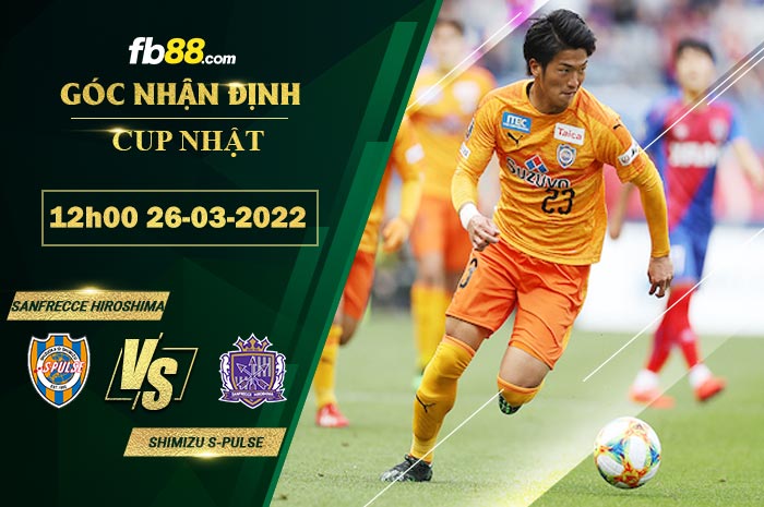 Fb88 soi kèo trận đấu Sanfrecce Hiroshima vs Shimizu S-Pulse