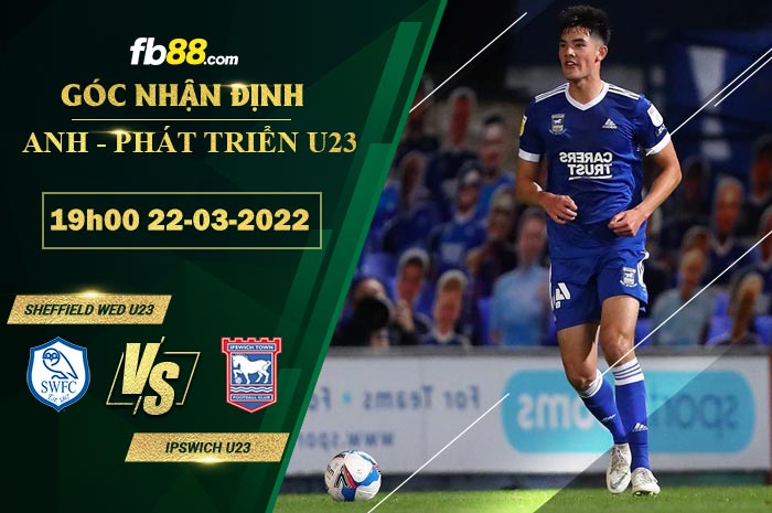 Fb88 soi kèo trận đấu Sheffield Wed U23 vs Ipswich U23