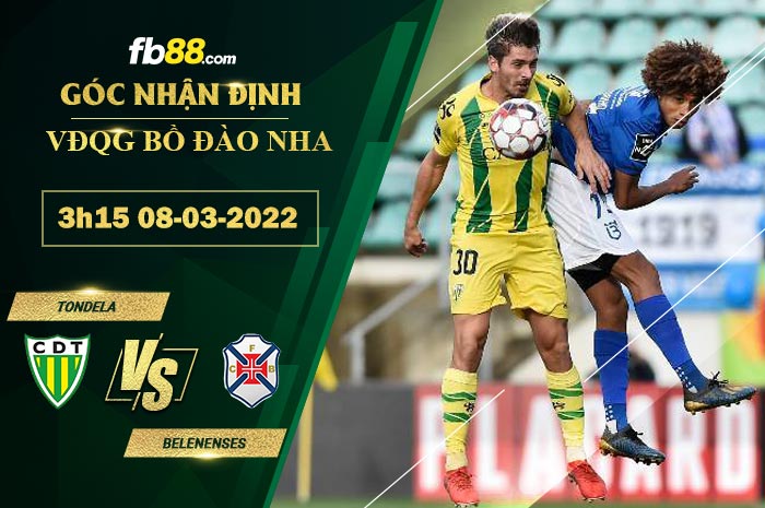 Fb88 soi kèo trận đấu Tondela vs Belenenses