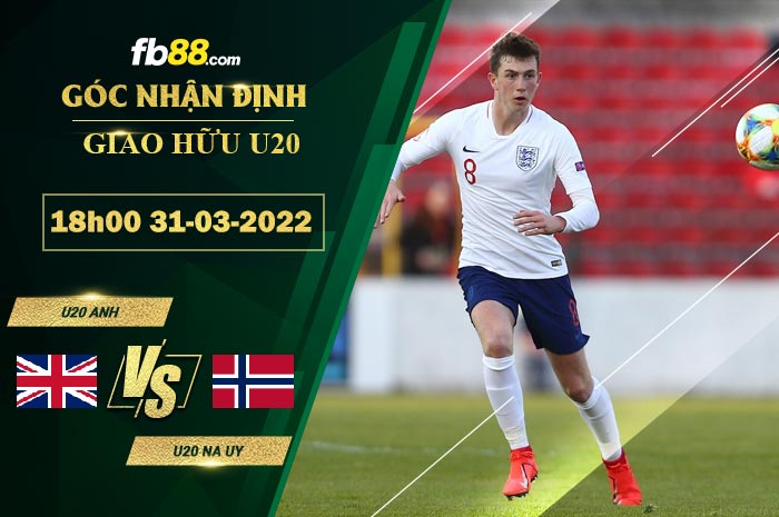 Fb88 soi kèo trận đấu U20 Anh vs U20 Na Uy