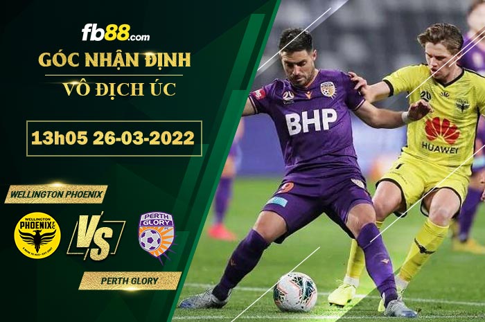 Fb88 soi kèo trận đấu Wellington Phoenix vs Perth Glory