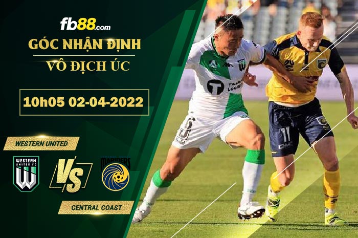 Fb88 soi kèo trận đấu Western United vs Central Coast