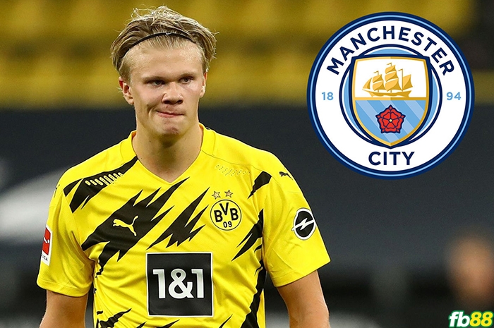 Erling Haaland đến Man City