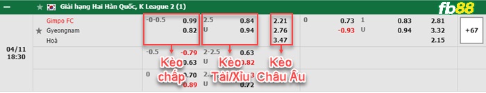 Fb88 bảng kèo trận đấu Gimpo FC vs Gyeongnam