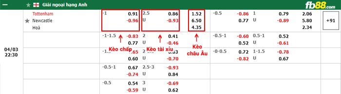 fb88-bảng kèo trận đấu Tottenham vs Newcastle