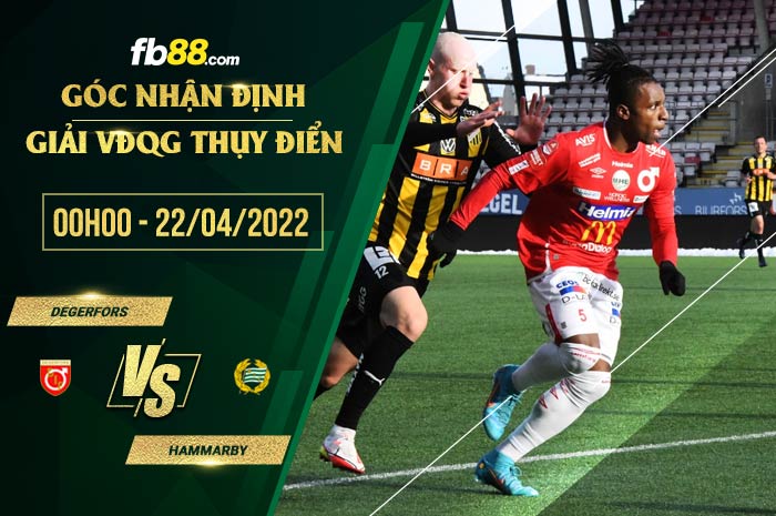 fb88-soi kèo Degerfors vs Hammarby