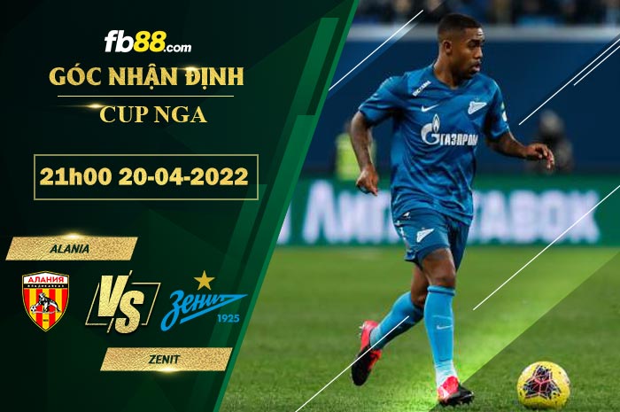 Fb88 soi kèo trận đấu Alania vs Zenit