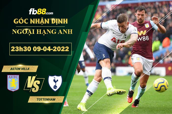 Fb88 soi kèo trận đấu Aston Villa vs Tottenham