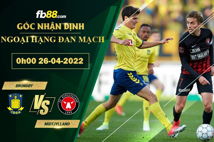 Fb88 soi kèo trận đấu Brondby vs Midtjylland