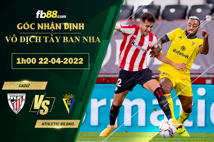 Fb88 soi kèo trận đấu Cadiz vs Athletic Bilbao