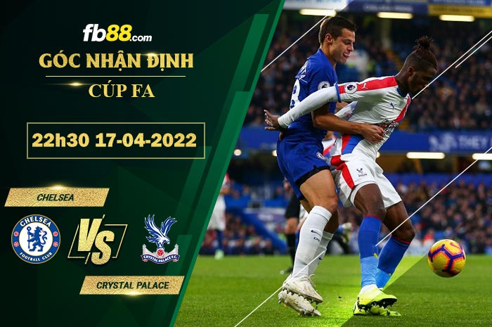 Fb88 thông số trận đấu Chelsea vs Crystal Palace