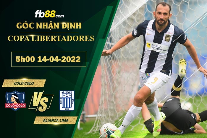 Fb88 soi kèo trận đấu Colo Colo vs Alianza Lima