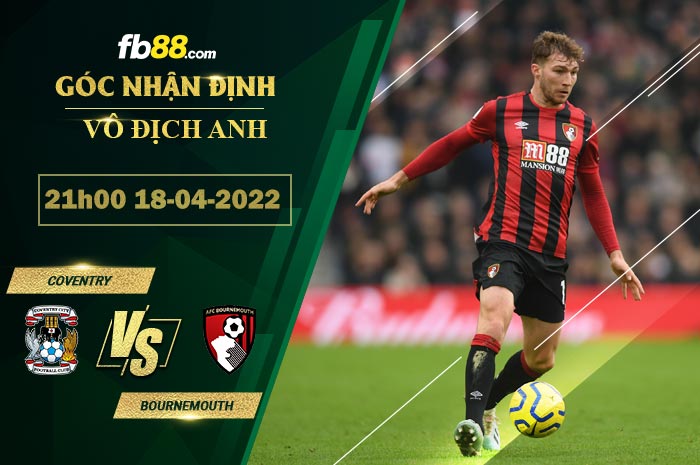 Fb88 soi kèo trận đấu Coventry vs Bournemouth