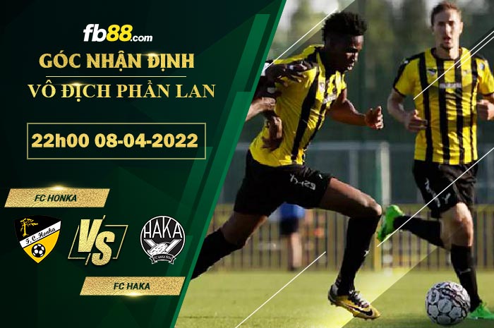 Fb88 soi kèo trận đấu FC Honka vs FC Haka