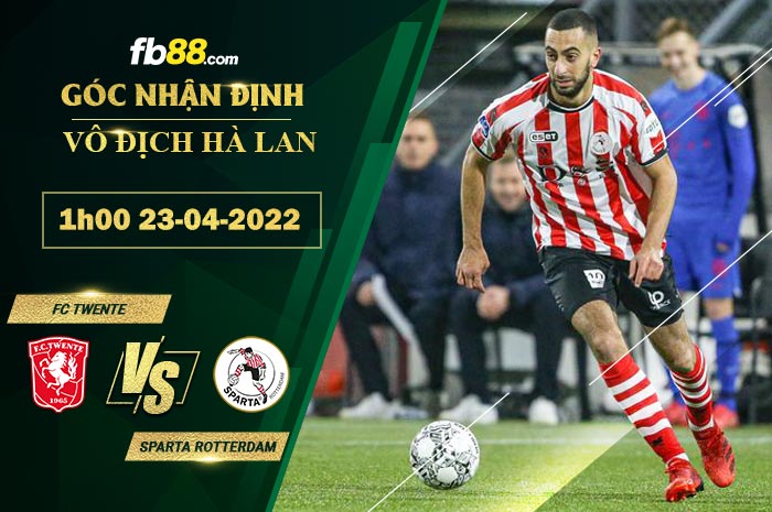 Fb88 soi kèo trận đấu FC Twente vs Sparta Rotterdam