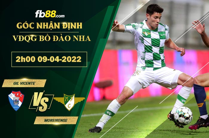 Fb88 soi kèo trận đấu Gil Vicente vs Moreirense