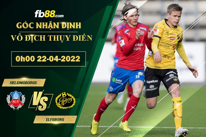 Fb88 soi kèo trận đấu Helsingborgs vs Elfsborg