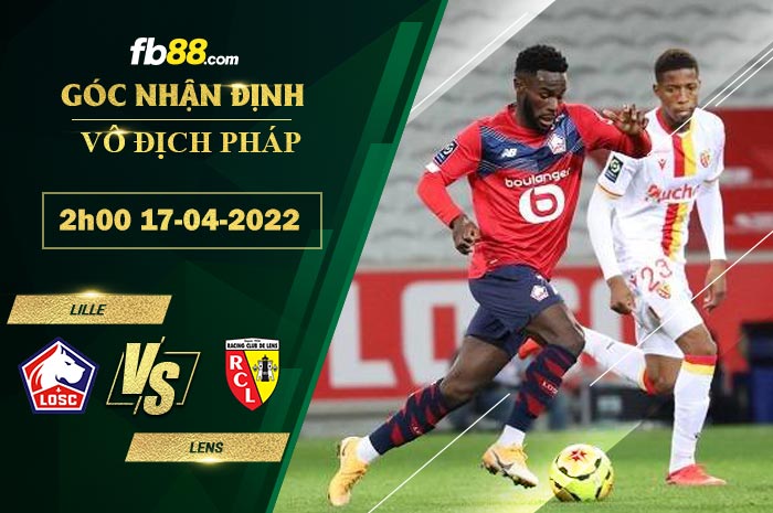 Fb88 soi kèo trận đấu Lille vs Lens