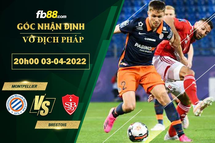 Fb88 soi kèo trận đấu Montpellier vs Brestois