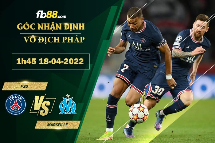 Fb88 bảng kèo trận đấu PSG vs Marseille