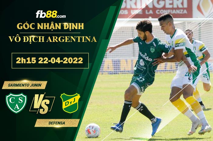 Fb88 soi kèo trận đấu Sarmiento Junin vs Defensa