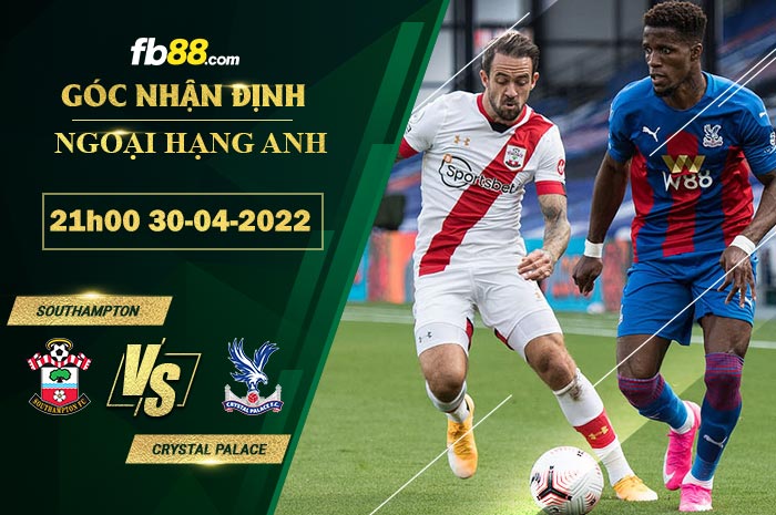 Fb88 soi kèo trận đấu Southampton vs Crystal Palace