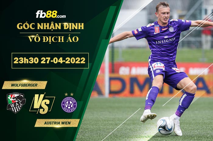 Soi kèo Wolfsberger vs Austria Wien 23h30 ngày 27/4/2022