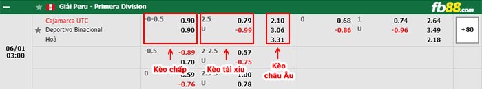 fb88-bảng kèo trận đấu Cajamarca vs Deportivo Binacional