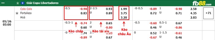 fb88-bảng kèo trận đấu Colo Colo vs Fortaleza
