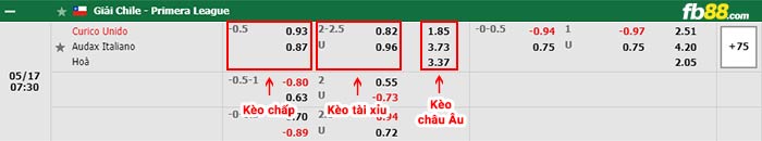 fb88-bảng kèo trận đấu Curico Unido vs Audax Italiano