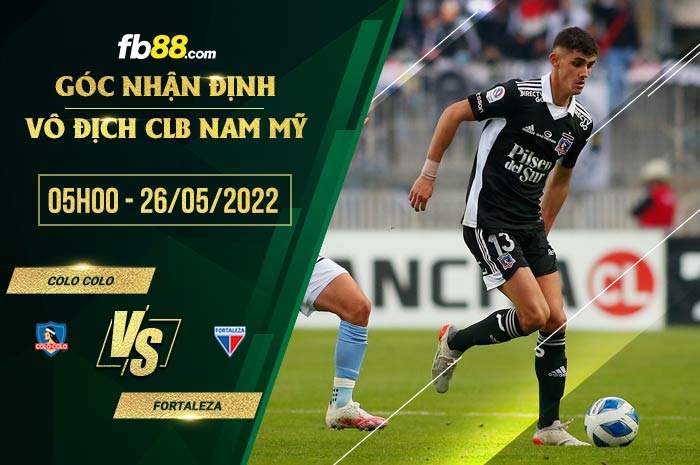 fb88-thông số trận đấu Colo Colo vs Fortaleza