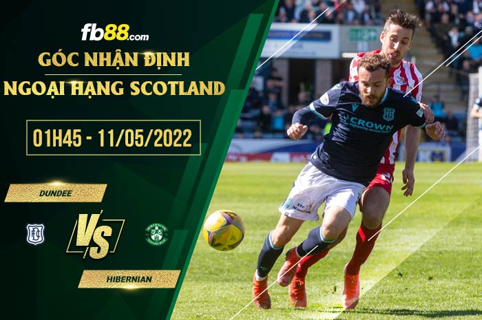 Soi kèo Dundee vs Hibernian 1h45 ngày 11/5/2022