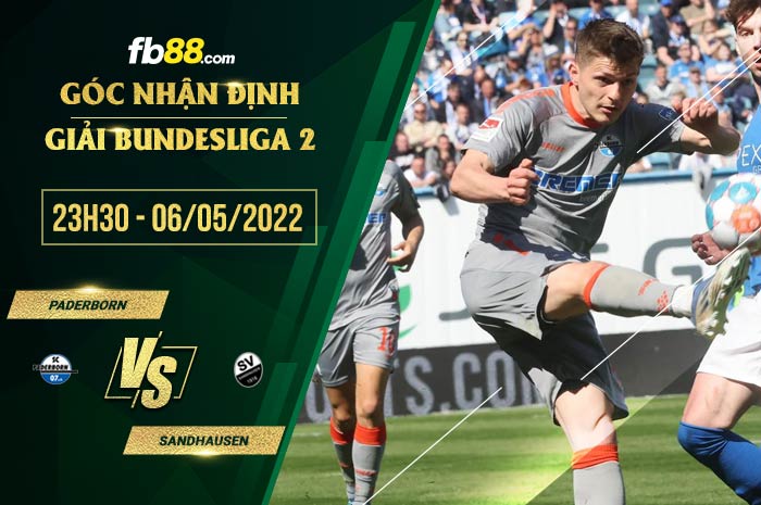 Soi kèo Paderborn vs Sandhausen 23h30 ngày 6/5/2022