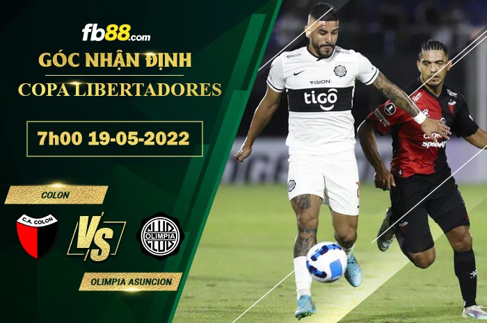 Fb88 soi kèo trận đấu Colon vs Olimpia Asuncion