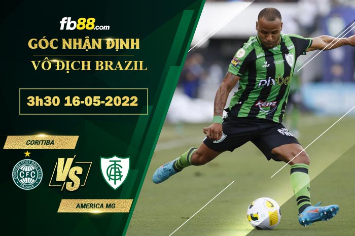 Fb88 soi kèo trận đấu Coritiba vs America MG