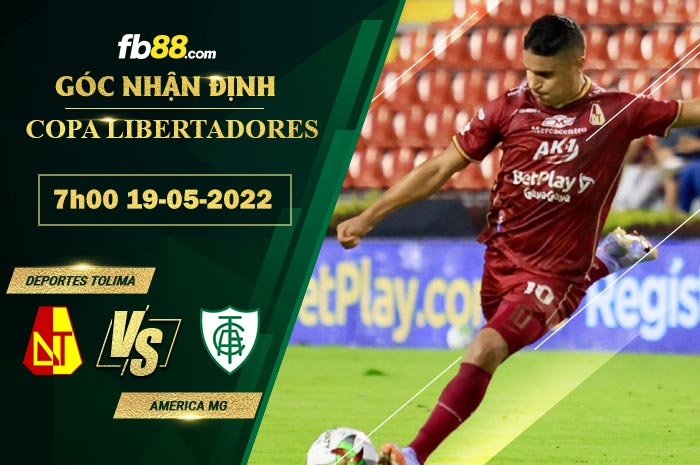 Fb88 soi kèo trận đấu Deportes Tolima vs America MG