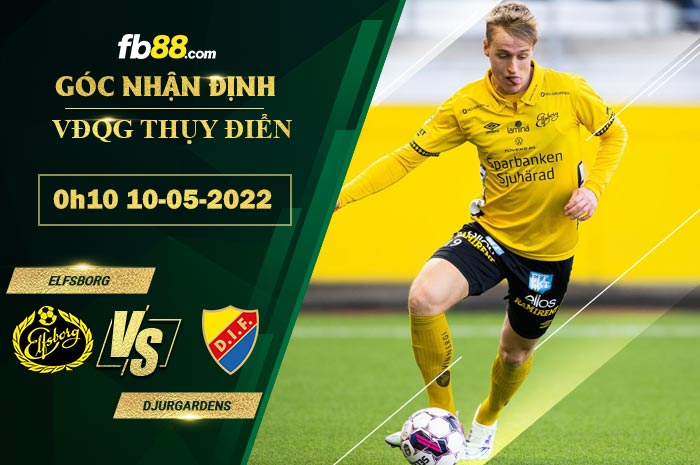 Soi kèo Elfsborg vs Djurgardens 0h10 ngày 10/5/2022