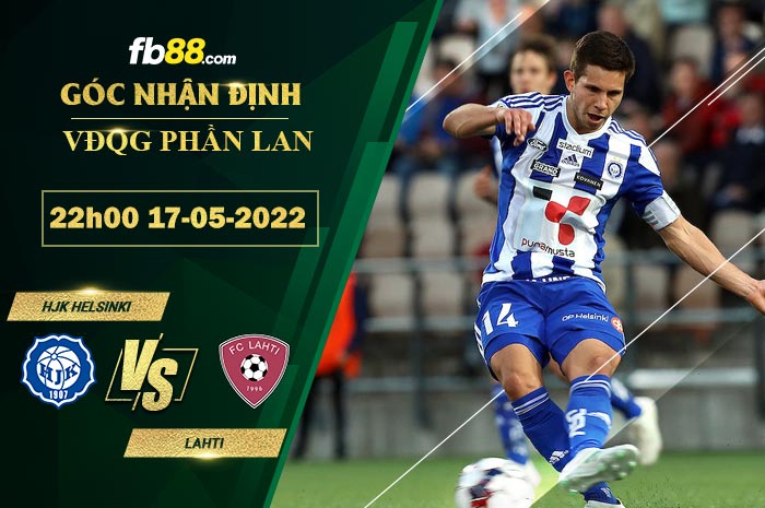 Fb88 soi kèo trận đấu HJK Helsinki vs Lahti