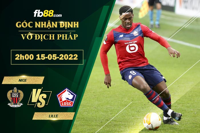 Fb88 soi kèo trận đấu Nice vs Lille