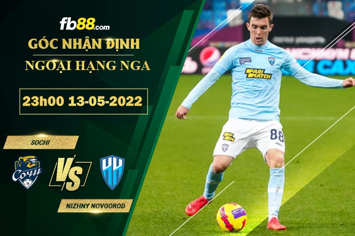 Fb88 soi kèo trận đấu Sochi vs Nizhny Novgorod