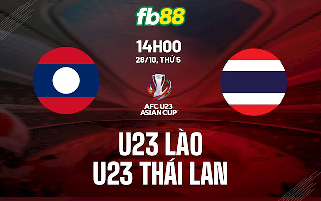 U23 Lào vs U23 Thái Lan