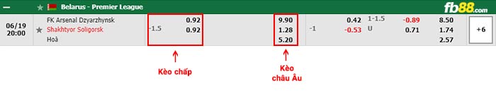 fb88-bảng kèo trận đấu Arsenal Dzerzhinsk vs Shakhter Soligorsk