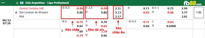 fb88-bảng kèo trận đấu Central Cordoba vs San Lorenzo