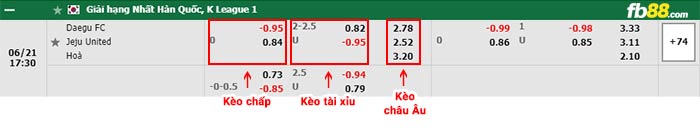 fb88-bảng kèo trận đấu Daegu FC vs Jeju United